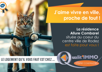 campagne publicité le logement qu'il vous faut est chez Qualit'IMMO